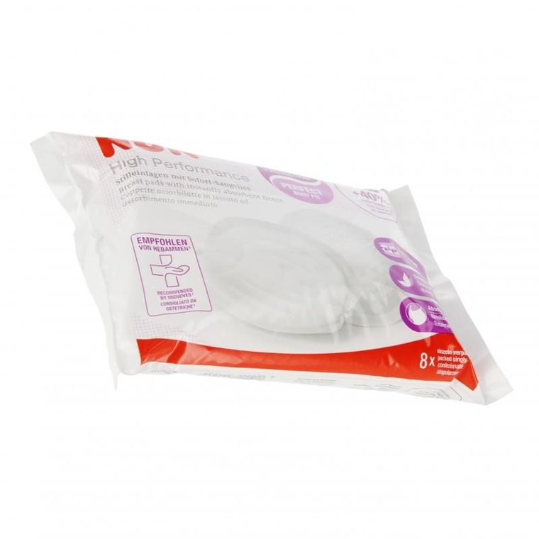 Nuk, Performance, wkładki laktacyjne higieniczne, 8 szt.