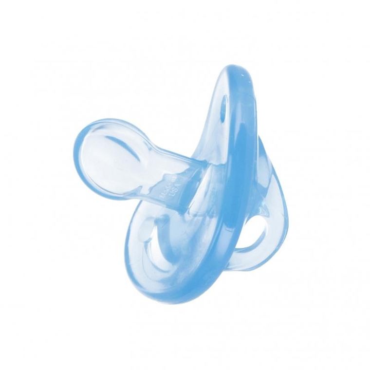 Nuk, Sensitive, smoczek uspokajający, silikonowy, 6-18m, niebieski