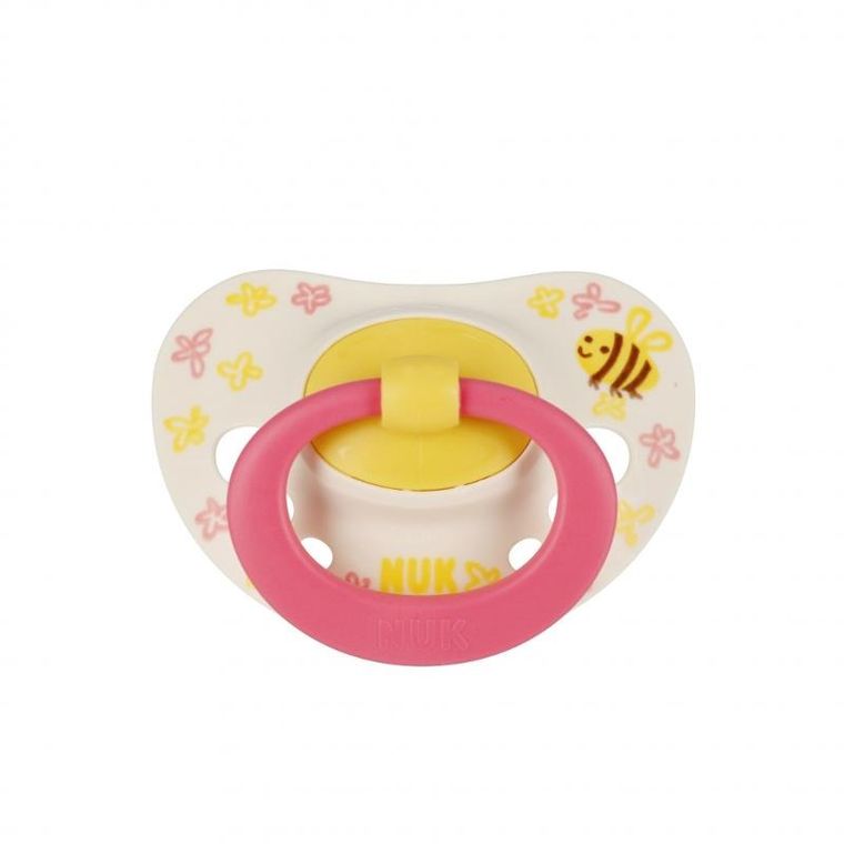 Nuk, Signature, smoczek uspokajający, silikonowy, 18-36m, różowy, 2 szt.