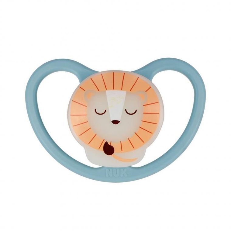 Nuk, Space night, smoczek uspokajający, 6-18m, 2 szt.