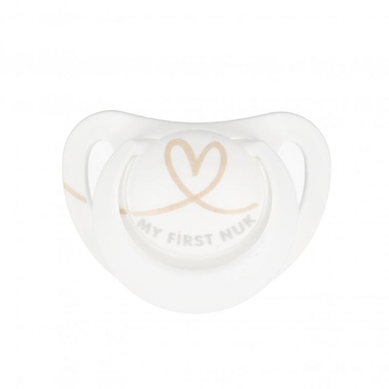 Nuk, Star, smoczek silikonowy, 0-6m, 2 szt.