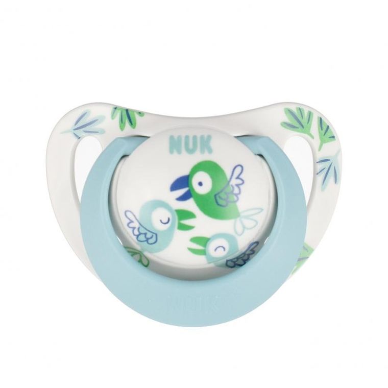 Nuk, Star, smoczek silikonowy, 6-18m, 2 szt.