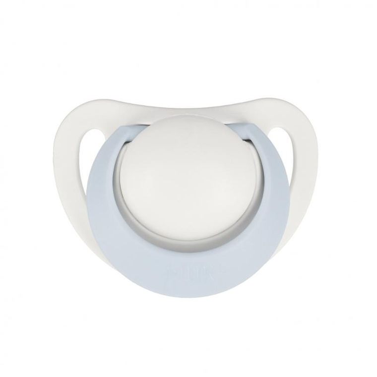 Nuk, Star, smoczek uspokajający, silikonowy, 0-6m, niebieski