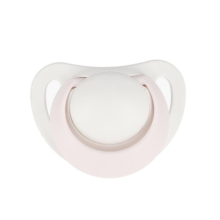 Nuk, Star, smoczek uspokajający, silikonowy, 0-6m, różowy