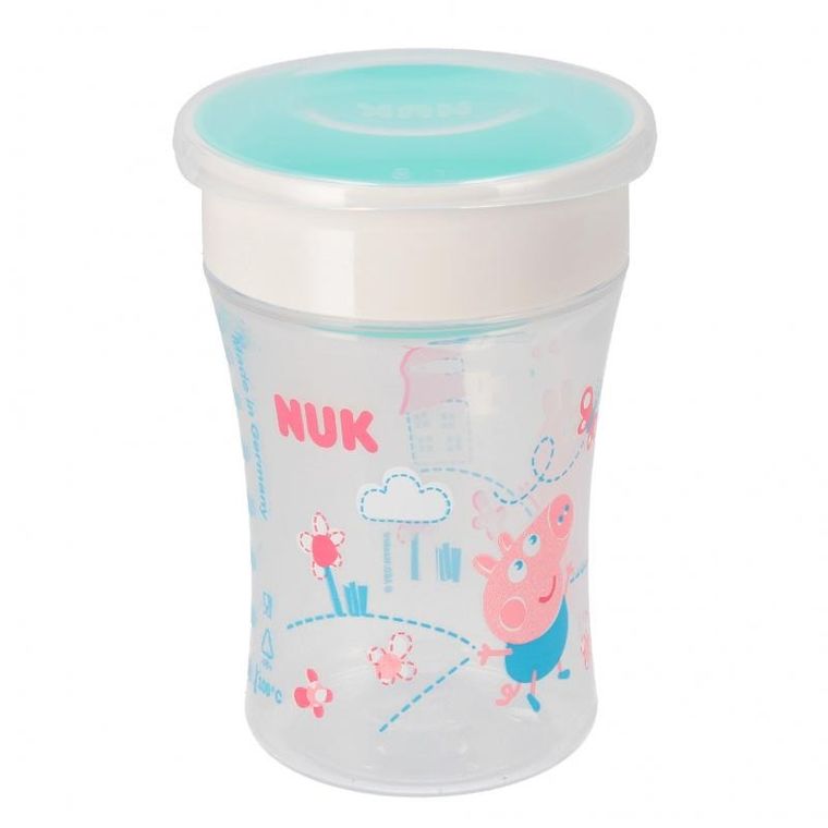 Nuk, Świnka Peppa, Magic Cup, kubek, 8m+, 230 ml