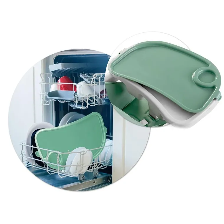 Nukido, Belo, krzesełko do karmienia ze stolikiem, leżaczek, zielone