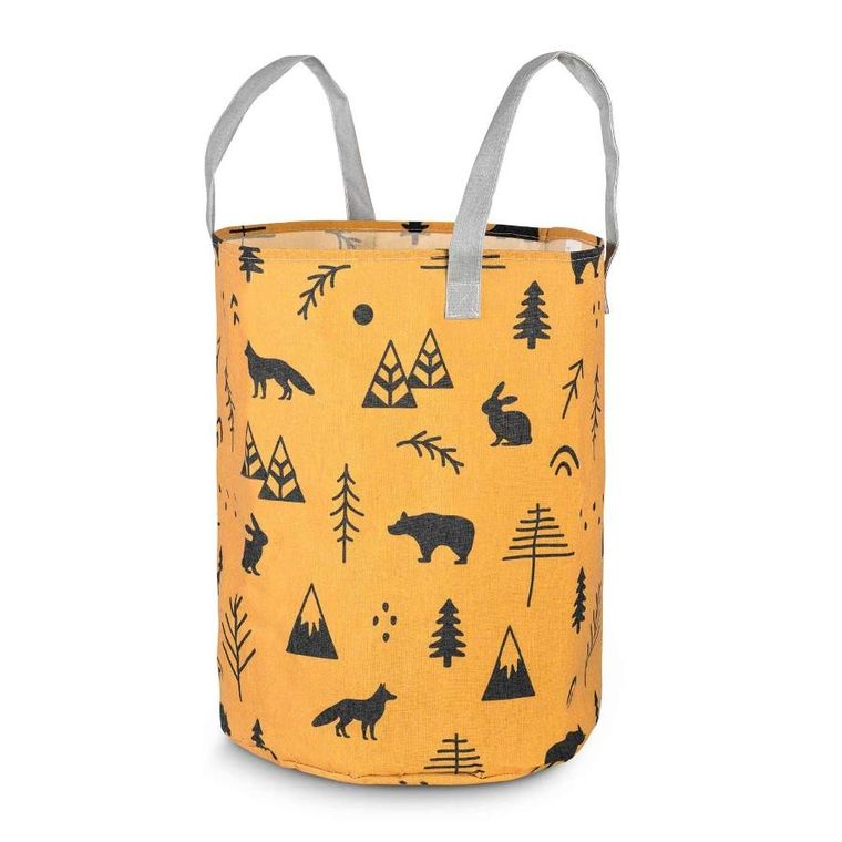 Nukido, kosz na zabawki, pomarańczowy