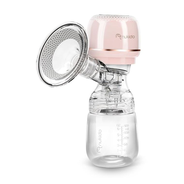 Nukido, laktator elektryczny, trójfazowy, różowy, NK-961