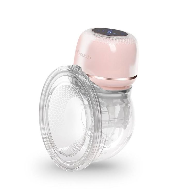 Nukido, laktator elektryczny, trójfazowy, różowy, NK-963