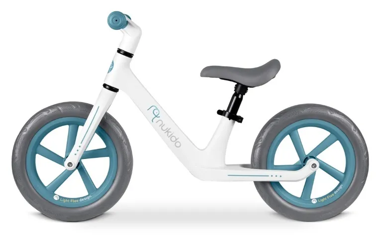 Nukido, Light Flee, rowerek biegowy dla dzieci, biały