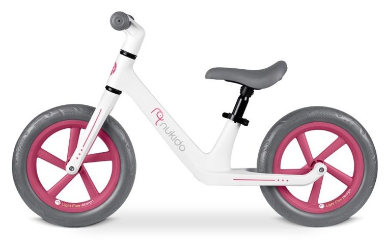 Nukido, Light Flee, rowerek biegowy dla dzieci, biały