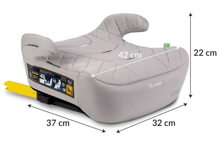 Nukido, Louis, podstawka samochodowa, szara, 125-150 cm