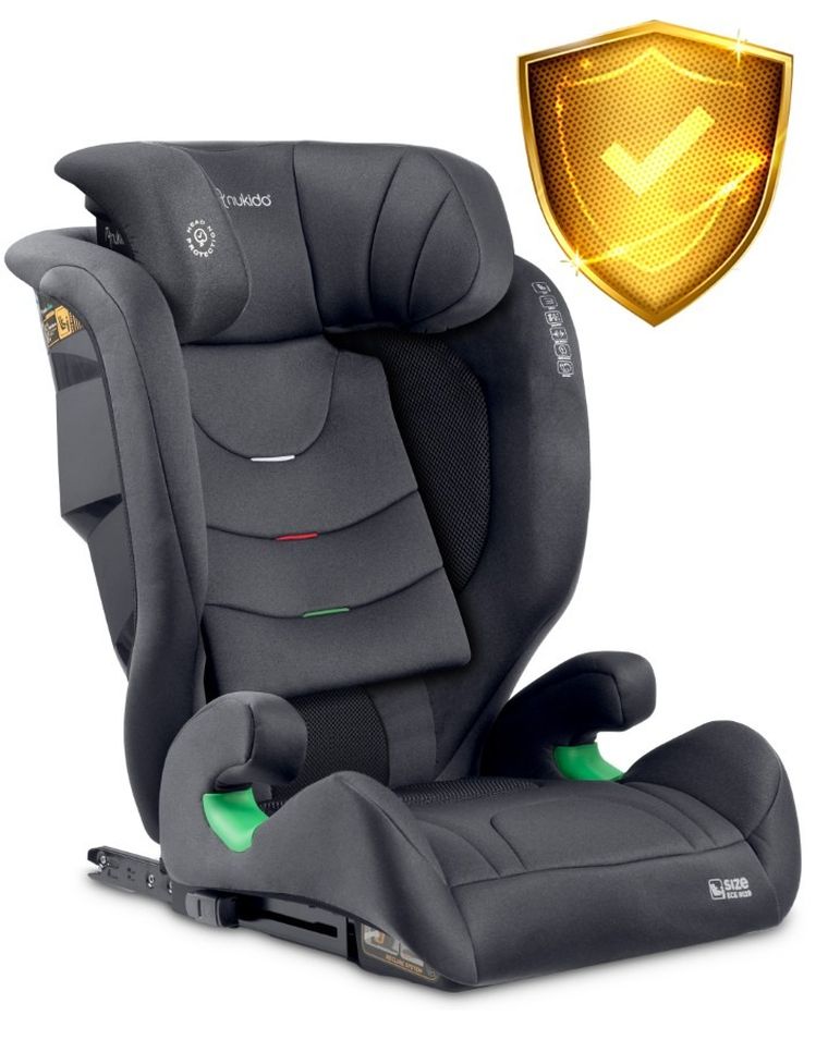 Nukido, Louis Soft, fotelik samochodowy, szary, 15-36 kg