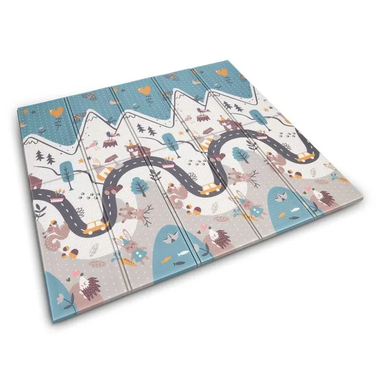 Nukido, mata piankowa, składana, 200-180-1 cm