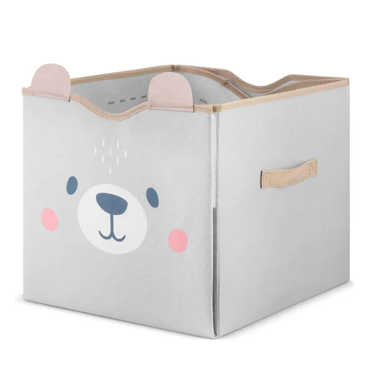 Nukido, pojemnik na zabawki i mata, szary