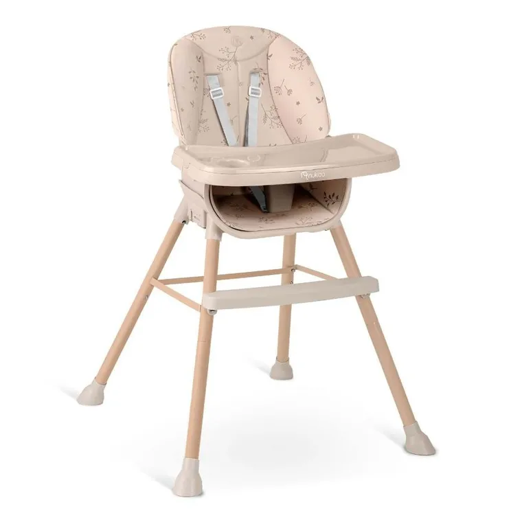 Nukido, Tilo, krzesełko do karmienia, beżowe