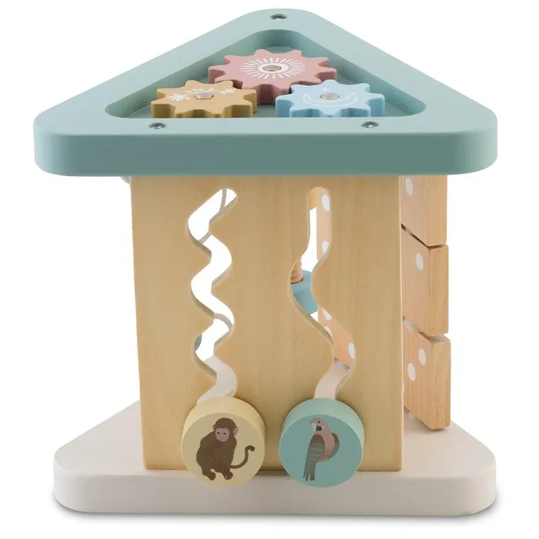 Nukido, trójkąt drewniany, zabawka sensoryczna