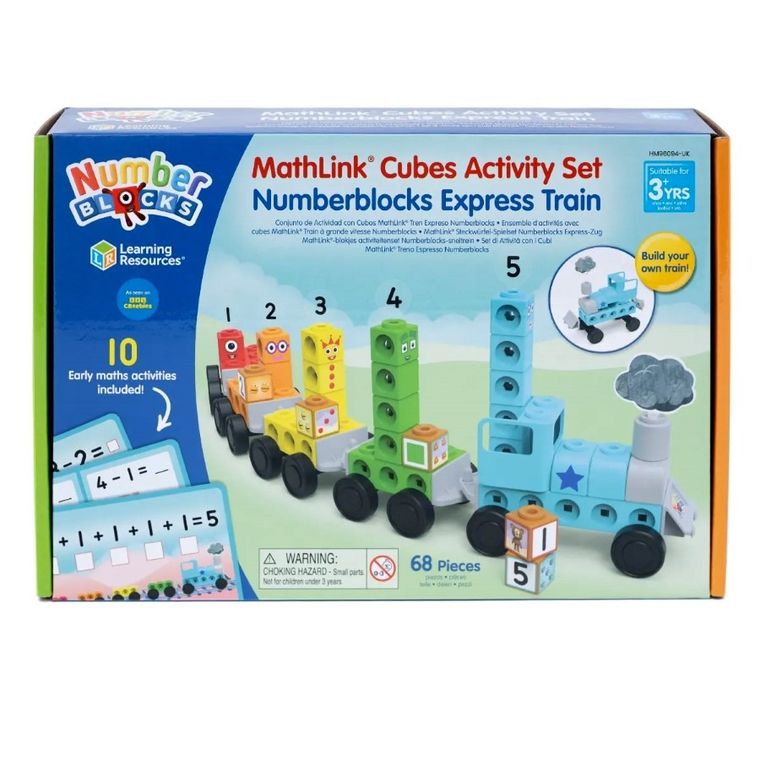 Numberblocks, Pociąg, klocki matematyczne, 68 elementów