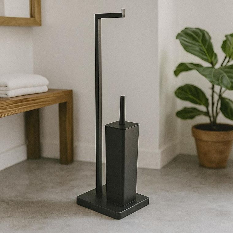 Nuxio, Balvo, stojak na papier z pojemnikiem na szczotkę