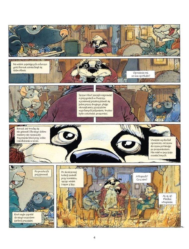 O czym szumią wierzby. Tom 2. Auto, Ropuch, Borsuk