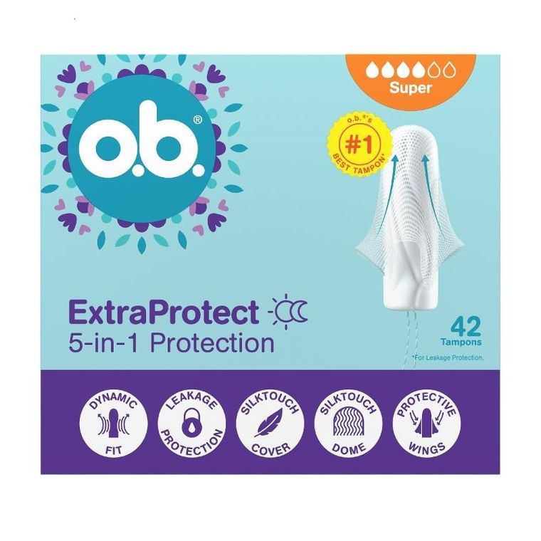 O.B., ExtraProtect Super Plus, tampony, 36 szt.