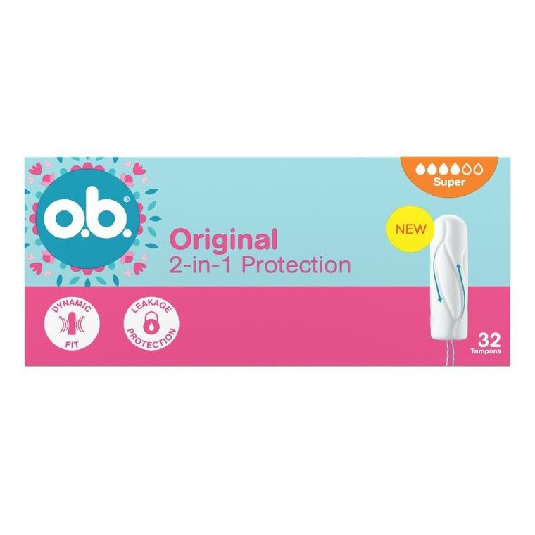 O.B., Original Super, tampony, 32 szt.