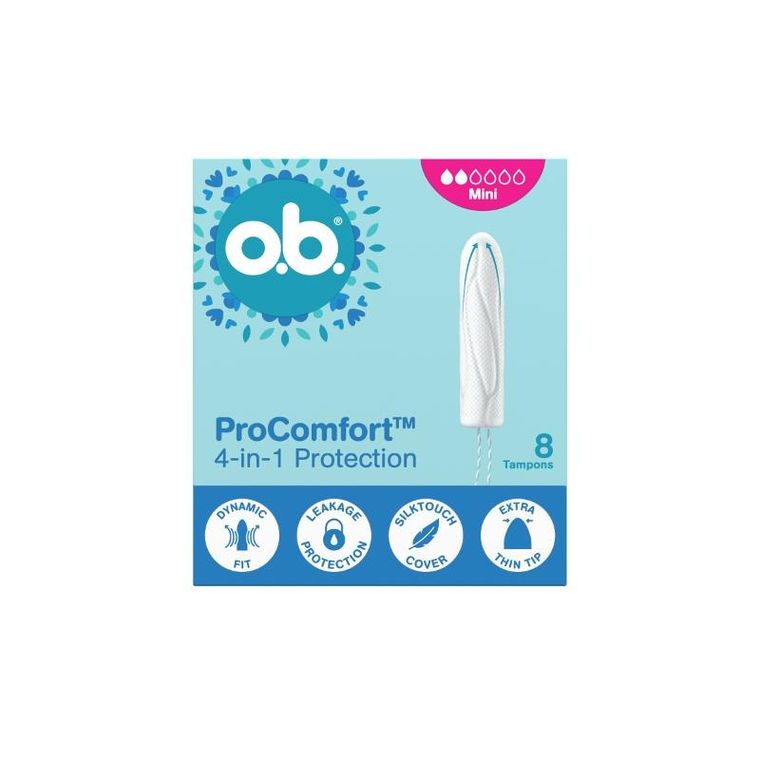 O.B., ProComfort Mini, tampony, 8 szt.