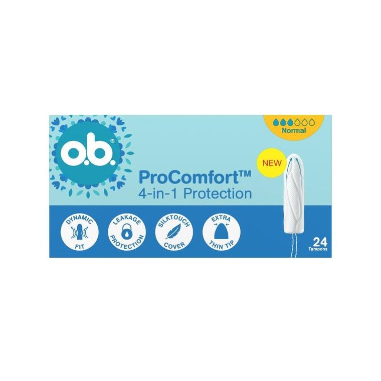 O.B., ProComfort Normal, tampony, 24 szt.
