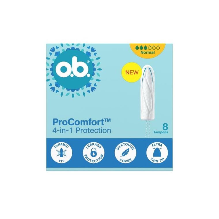 O.B., ProComfort Normal, tampony, 8 szt.