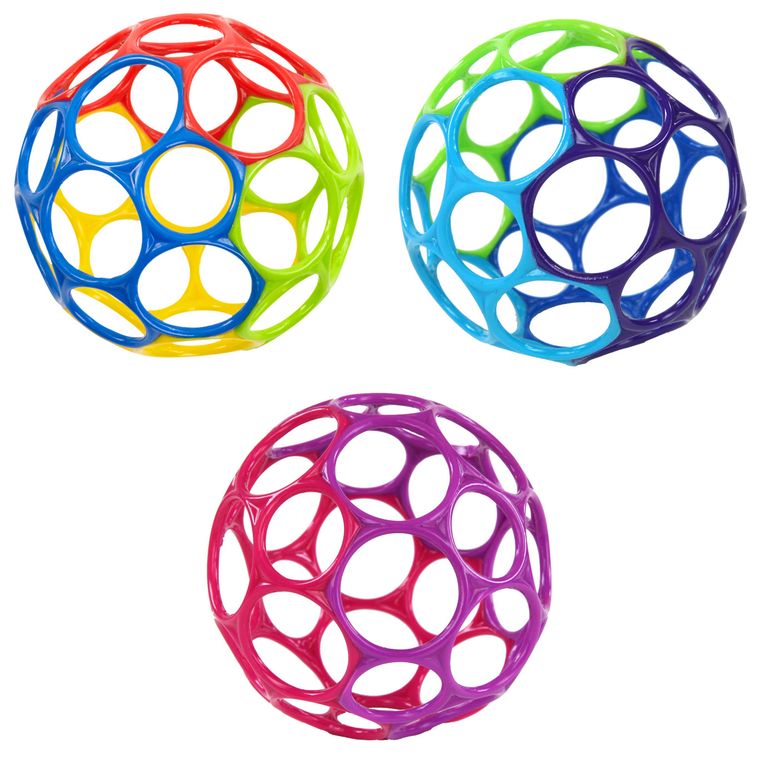 Oball, Kolorowa piłeczka, 9 cm