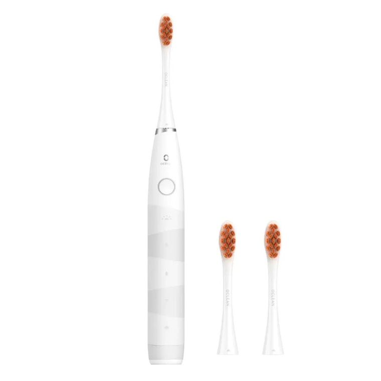 Oclean, Flowa S, szczoteczka soniczna + 2 końcówki, biała