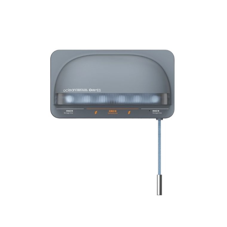 Oclean, Sanitizer S1, uchwyt na szczoteczki z funkcją dezynfekcji, szary
