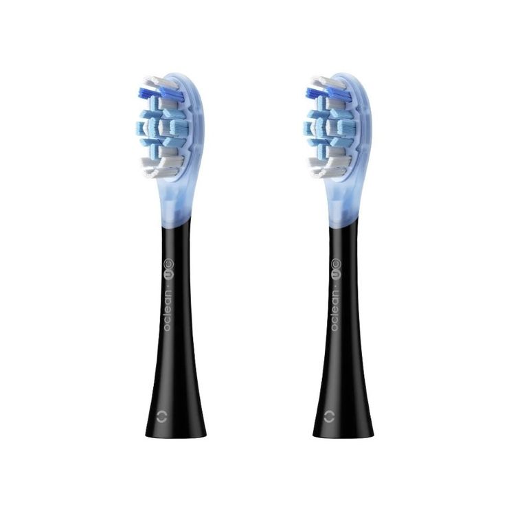 Oclean, Ultra Clean, końcówki do szczoteczki, czarny, 2 szt.