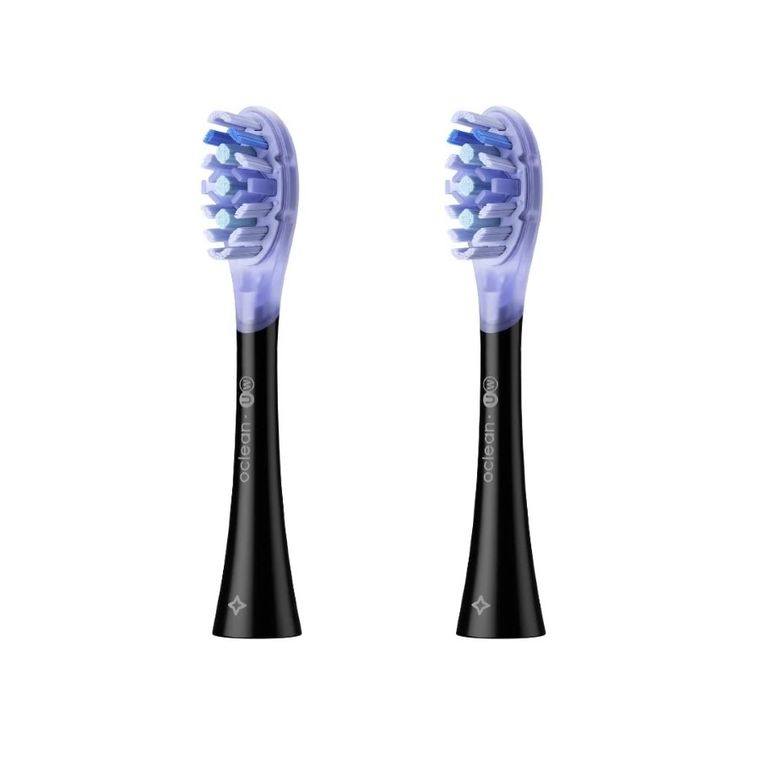 Oclean, Ultra White, końcówki do szczoteczki, czarny, 2 szt.