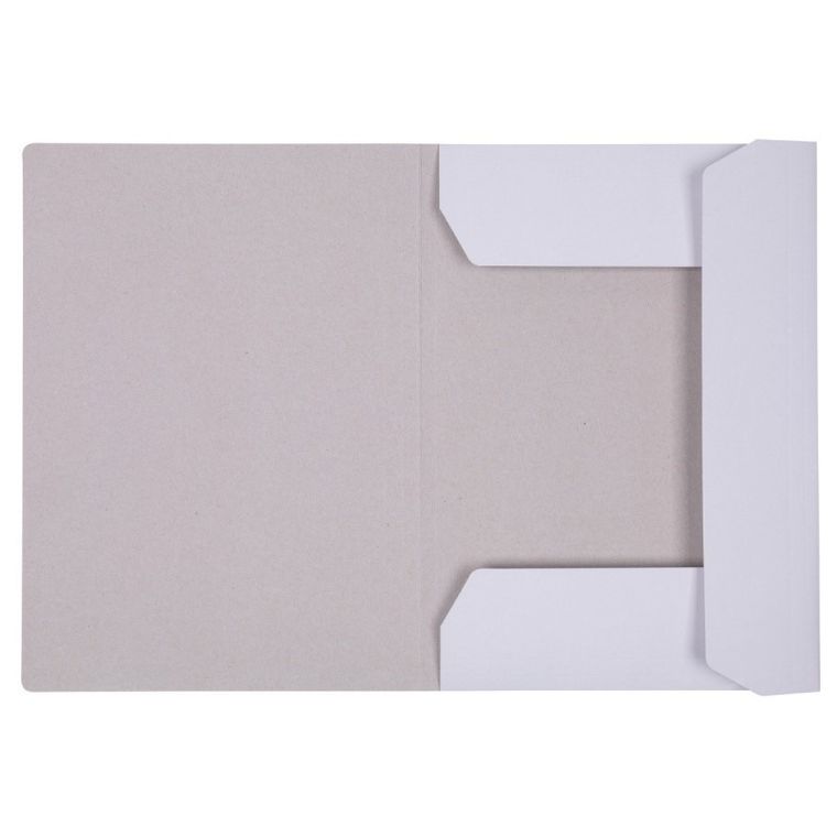 Office Products, teczka z gumką A4, biała, 250g, 1 szt.