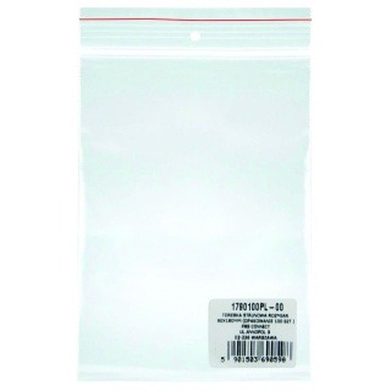 Office Products, woreczki strunowe, LDPE, transparentne, 8-18 cm, 100 szt.