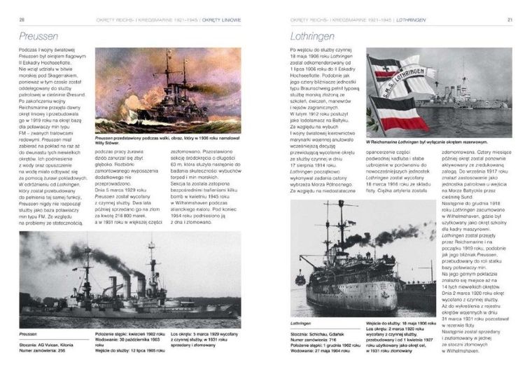 Okręty Reichsmarine i Kriegsmarine 1921-1945