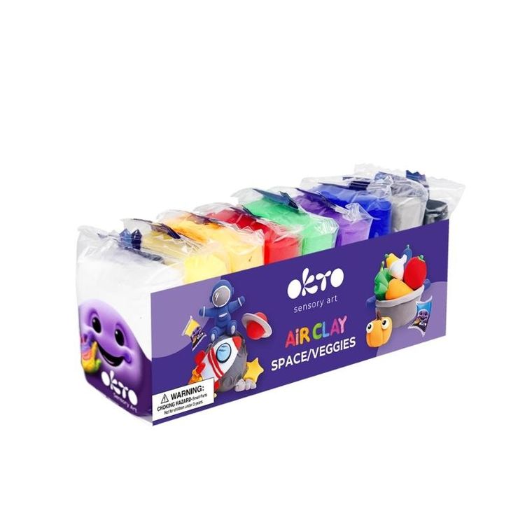 Okto, masa plastyczna 2w1, wszechświat, 9 kolorów