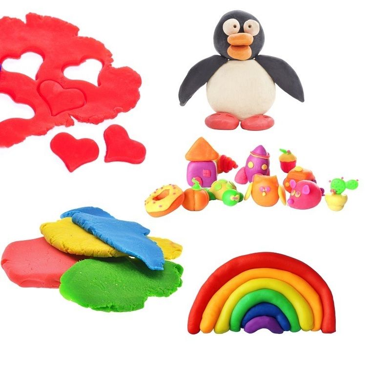 Okto, piankolina, masa plastyczna, potwory