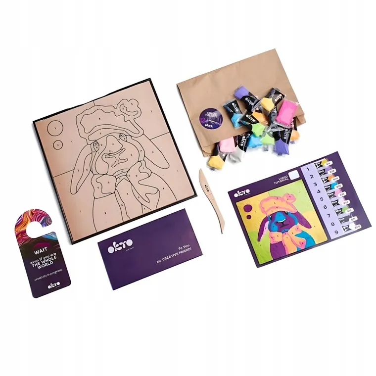 Okto, Sensory Art, Obraz 3D, Królik