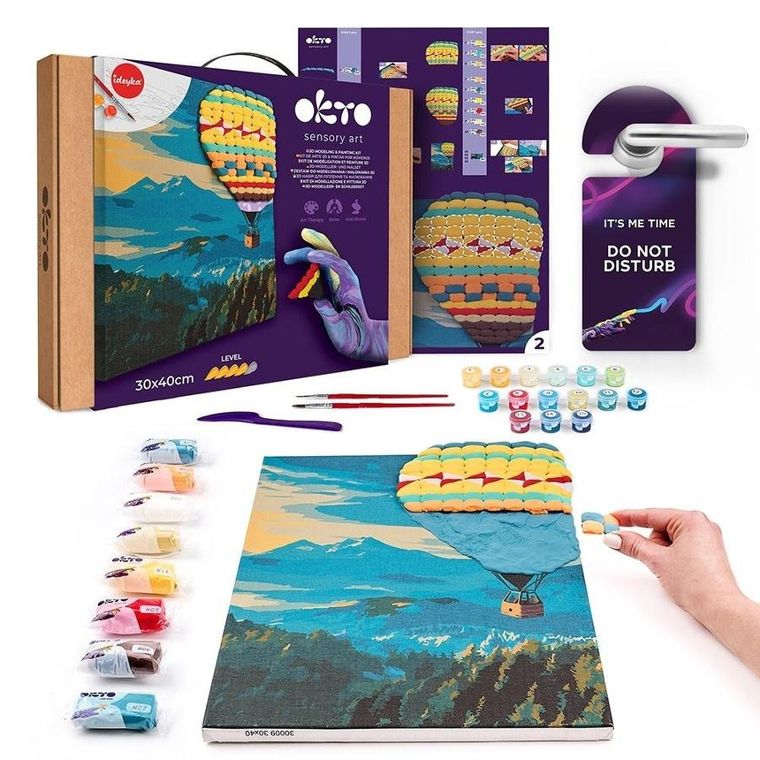 Okto, zestaw do obrazu 3D, Lot balonem