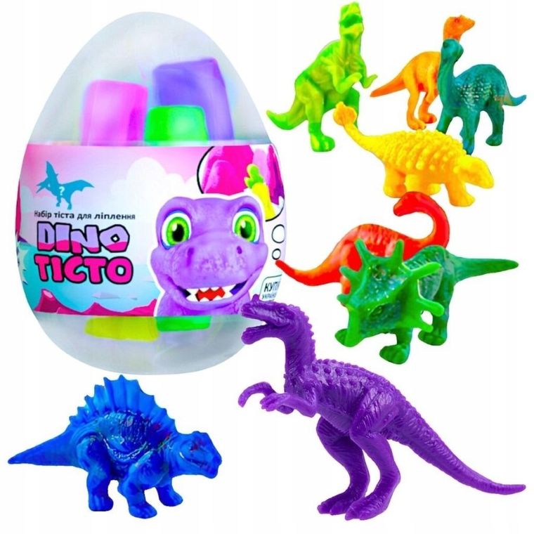 Okto, zestaw piankoliny, masa plastyczna, jajo dinozaura, 1 szt.