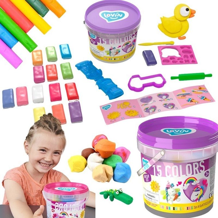 Okto, zestaw piankoliny, masa plastyczna, magiczne stworzenia, 1 szt.