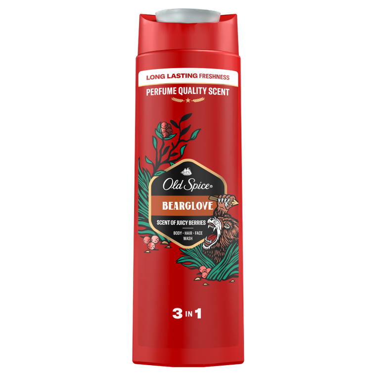 Old Spice, Bearglove, żel pod prysznic dla mężczyzn, 400 ml