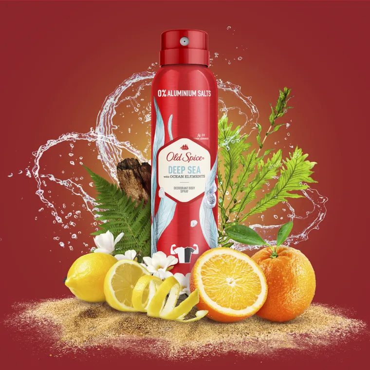 Old Spice, Deep Sea, dezodorant w sprayu, 150 ml