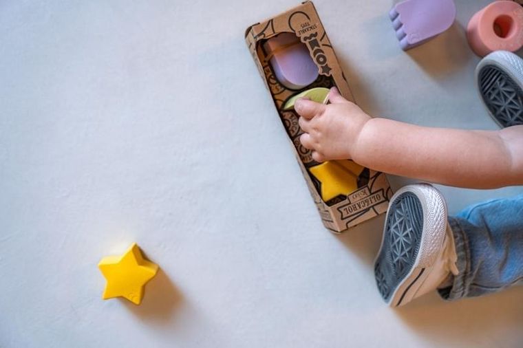 Oli & Carol, geometryczne klocki sensoryczne, Gwiazda, 3 elementy