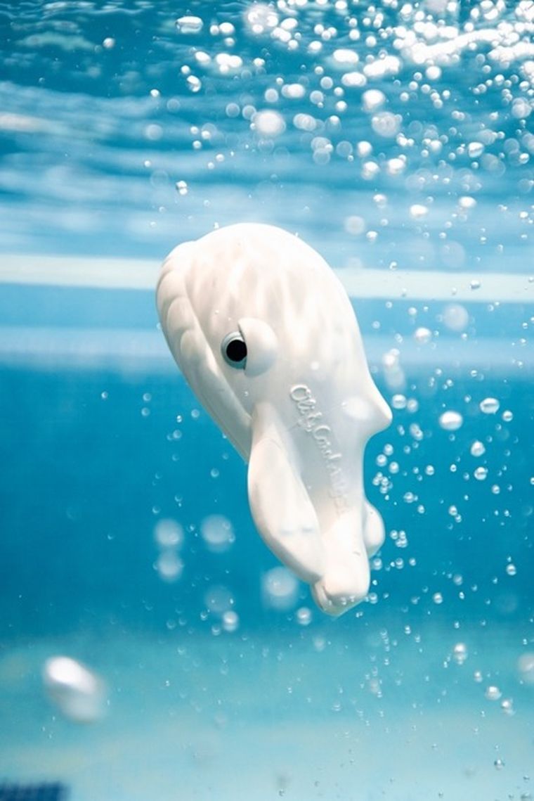 Oli & Carol x BigStuffed, gryzak i zabawka do kąpieli, Wieloryb