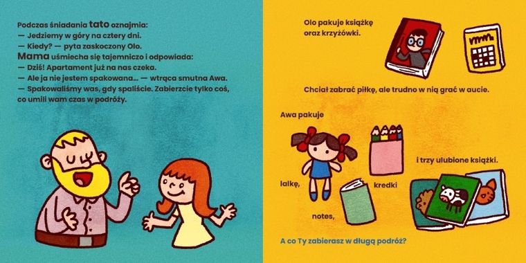 Olo i Awa. Logopedyczna zabawa. Szlaki