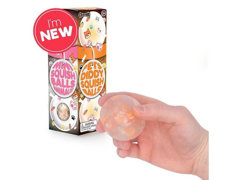 One For Fun, piłeczki antystresowe, zwierzęta, 3 szt.