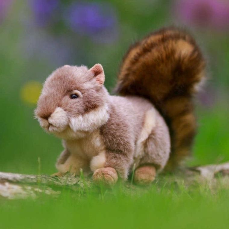 One For Fun, wiewiórka szara, maskotka, 16 cm